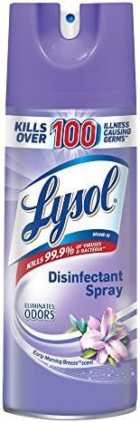 Lysol Disinfectant Spray, Early Morning Breeze, 12.5oz | Amazon (US)