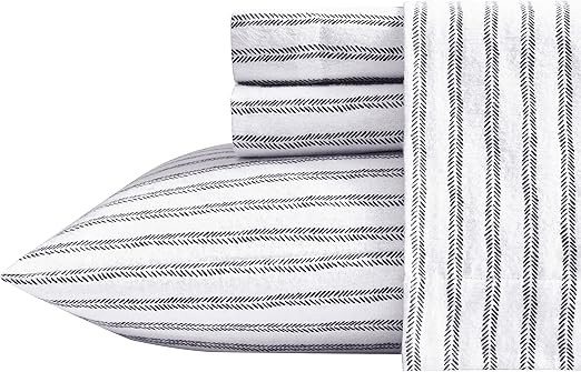ED Ellen DeGeneres | Flannel Collection | Bed Sheet Set - 100% Cotton, Oeko-Tex Certified, Pre-Sh... | Amazon (US)