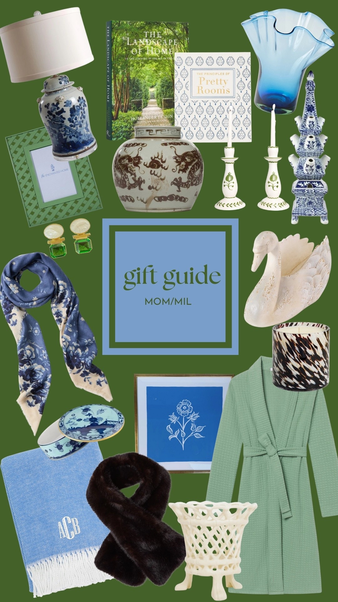 A curated collection of beautiful, meaningful gifts for the moms and mothers-in-law who do so much. From timeless blue-and-white, pretty coffee-table books, and special pieces for the home to cozy layers and little luxuries they’ll reach for daily—this guide is all about thoughtful giving.

#giftguide #milgift #giftgiideforher #momgift

#LTKOver40 #LTKCyberWeek #LTKGiftGuide