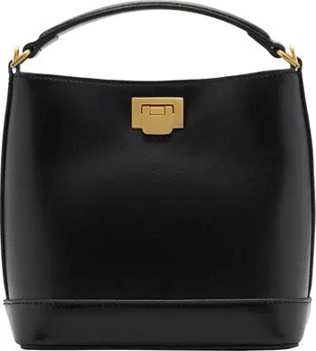 Mini Faux Leather Shopper Bag | Nordstrom