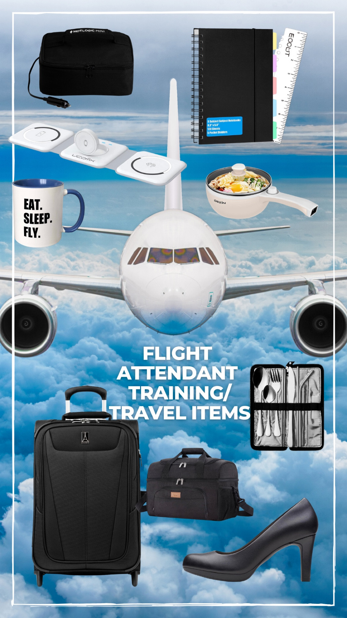 Flight Attendant items for training and travel 

#LTKFind #LTKunder100 #LTKtravel