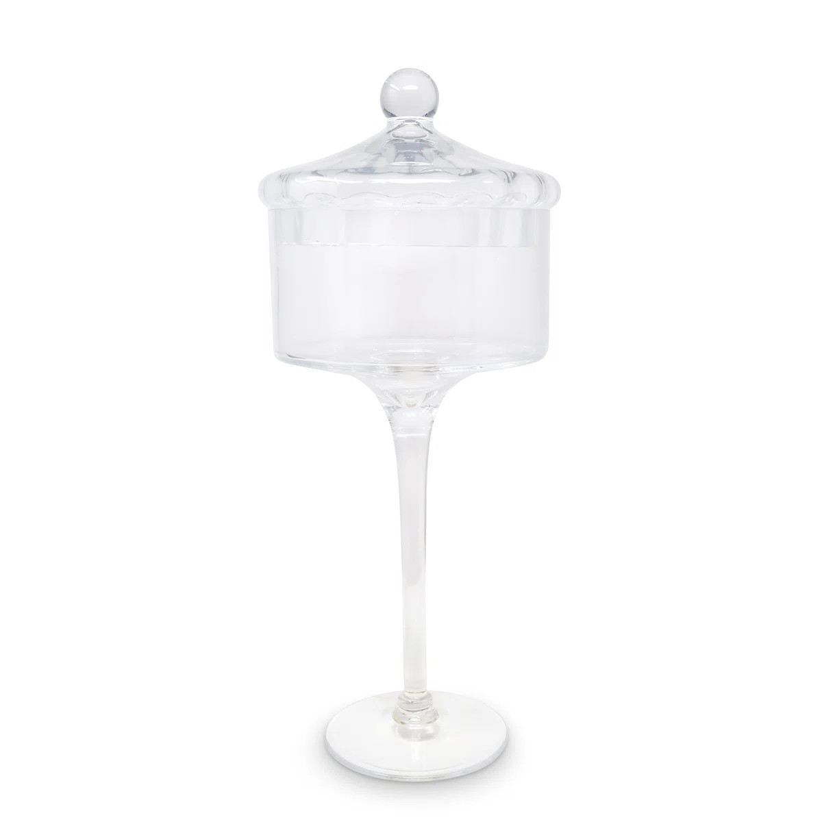 Liscio Ottico - Stemmed Cookie Jar With Ball Knob On Lid | Wayfair North America