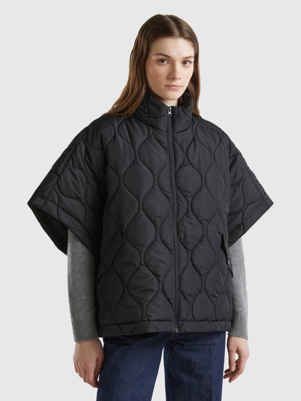 Capa acolchada con relleno ligero - Negro | Benetton | Benetton (EU)