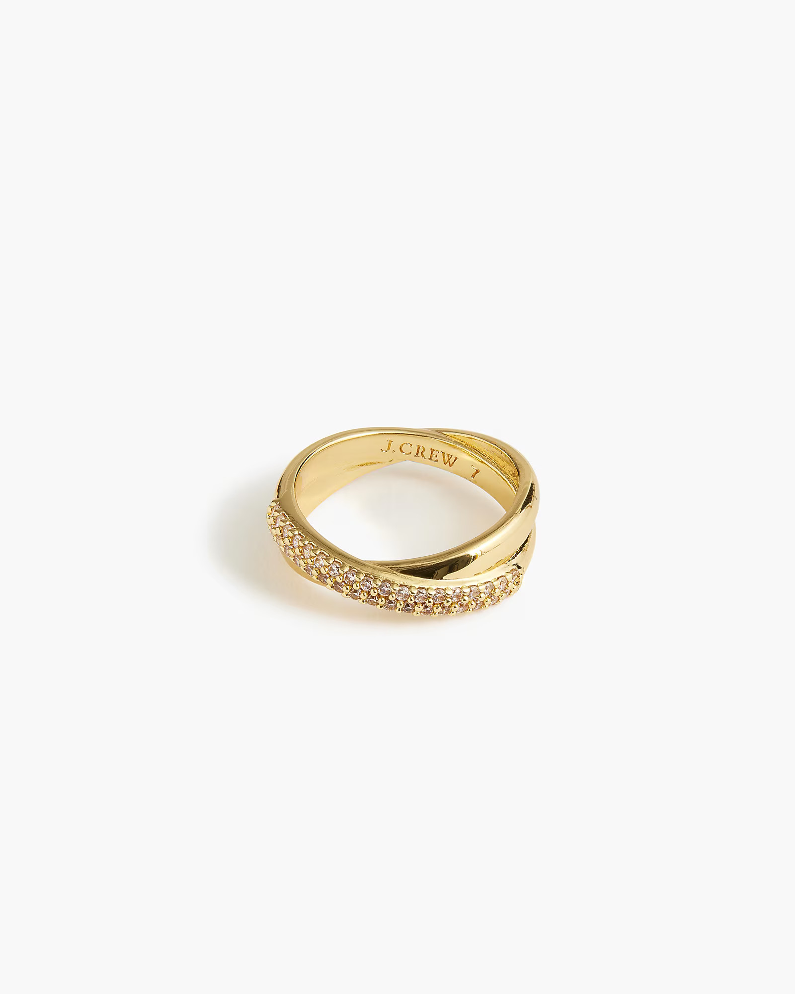 Pavé layered ring | J.Crew Factory