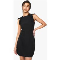 Womens Bow Shoulder Tailored Mini Dress - Black - 10 | boohoo (US & Canada)
