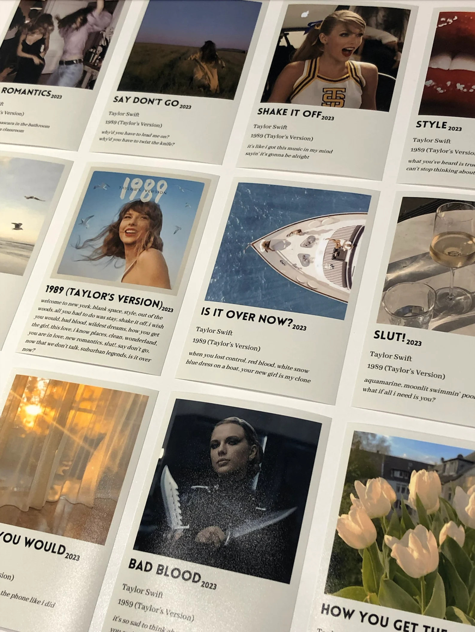 1989 taylor's Version Inspired Wall Posters Taylor - Etsy Australia | Etsy (AU)