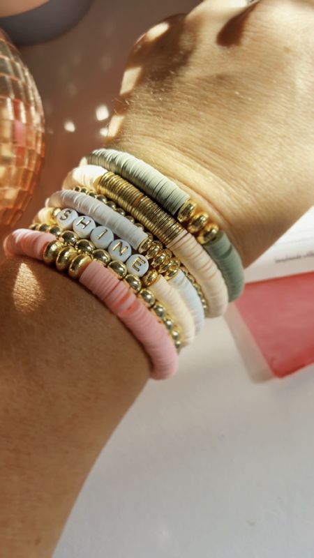 The best bracelets that go with everything! These are the perfect spring accessories and they’re all handmade! The Stacks are my absolute favorite but I love that you can buy individual brackets to add based on your style preference! Beaded bracelets are IT for spring and summer accessories but I’ll be wearing them year round ☺️ Cocos Beads and Co is beyond adorable! 
#CocosBeadaAndCoPartner #CocosBeadsandCo #beadedbracelet #bracelets #braceletstack 

#LTKstyletip #LTKFind #LTKFestival