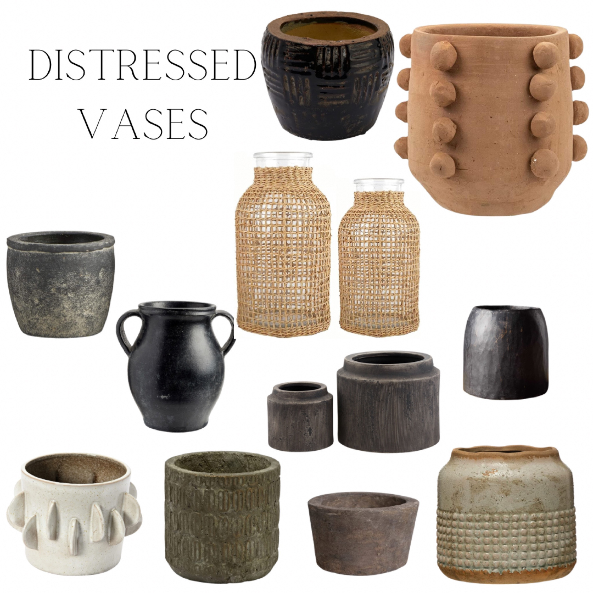 Distressed Vases are EVERYWHERE right now, im loving these affordable options! 

#LTKhome #LTKFind