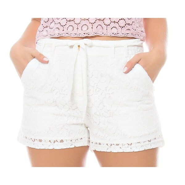 Sara Boo Drawstring Lace Shorts | Bed Bath & Beyond