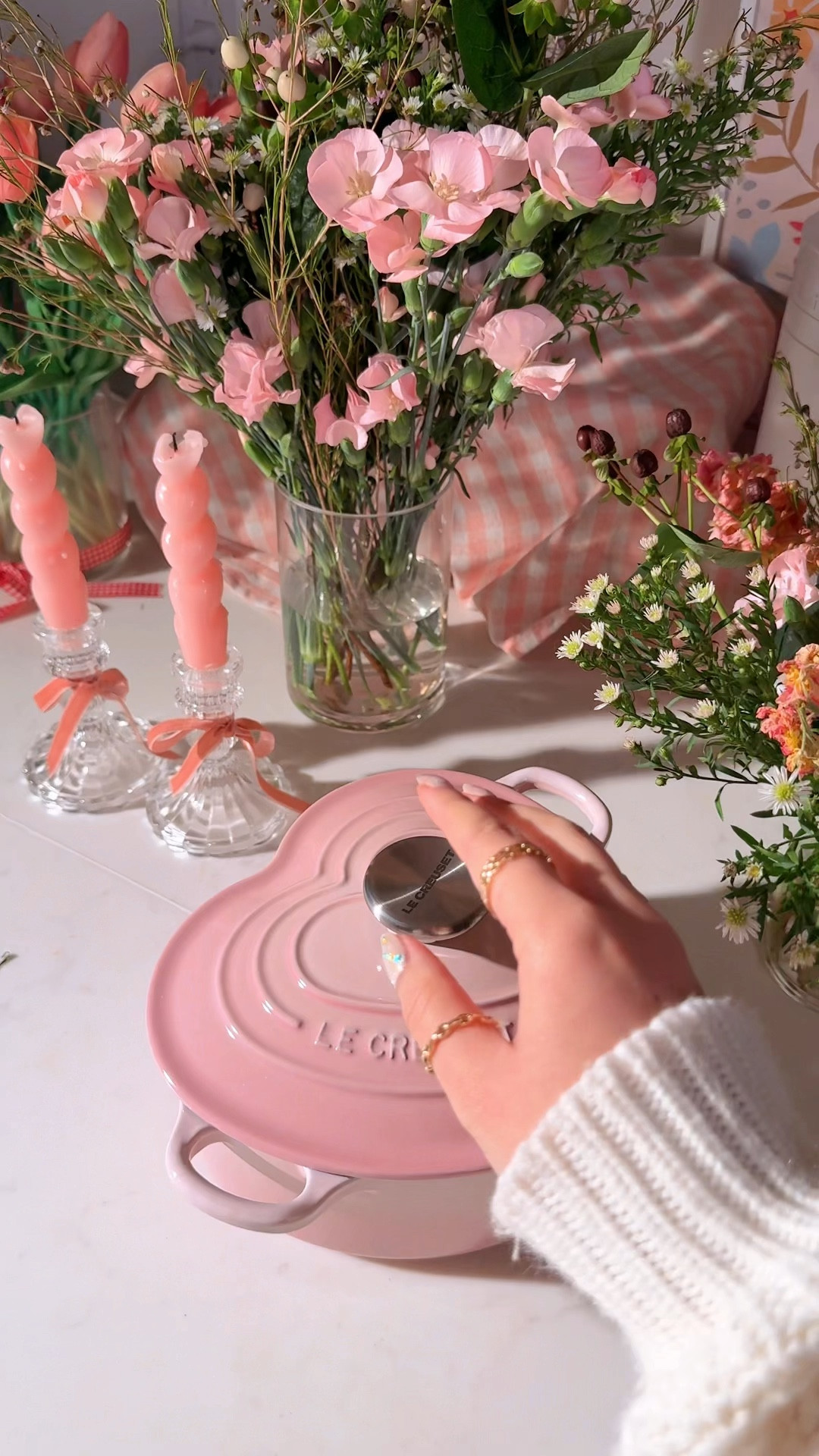 The pink heart cocotte from Le Creuset 🥰💕 

#LTKhome #LTKVideo