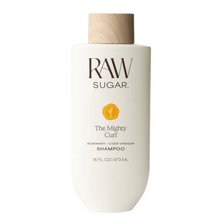 Raw Sugar The Mighty Curl Shampoo Rosemary + Cider Vinegar 16 fl oz | Walmart (US)