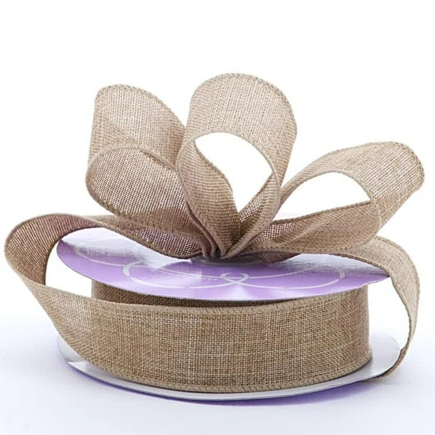 1 1/2" X 20 Yards Natural Brandford Heavy Weave Ribbon by Paper Mart | Walmart (US)