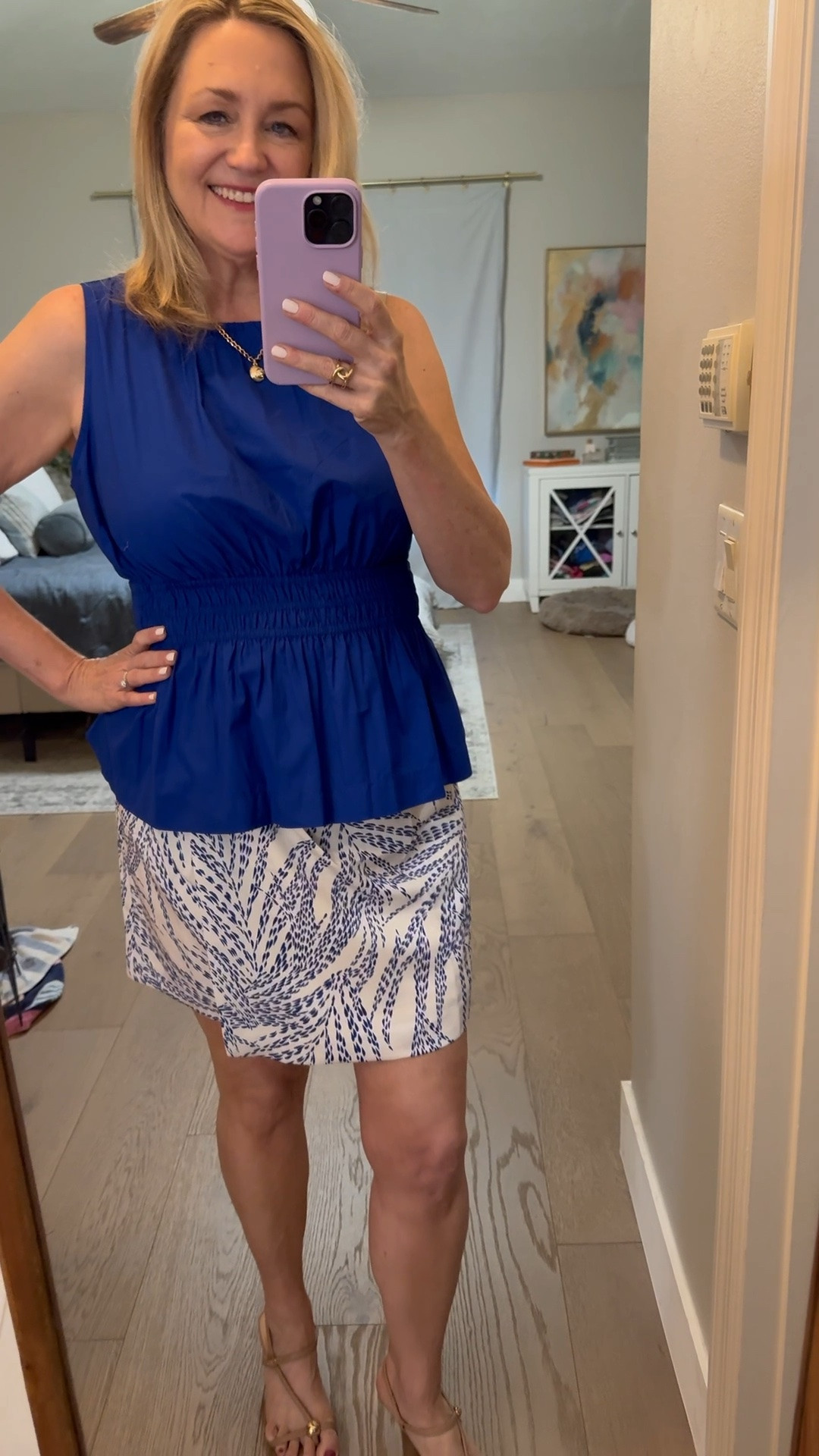 Love the cobalt blue!

#LTKootd