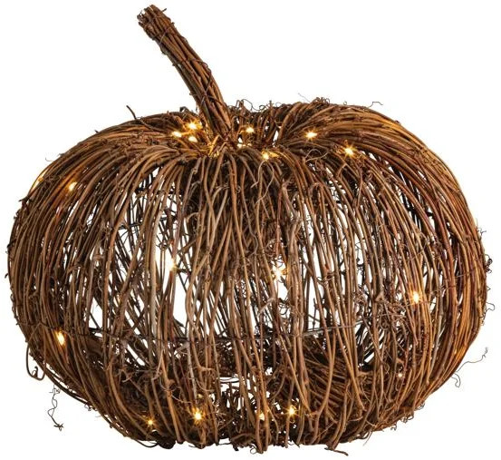 THOPBPRK Short Woven LED Pumpkin - Effortless Halloween Decorations - Rustic Charm, Lasting Impre... | Walmart (US)