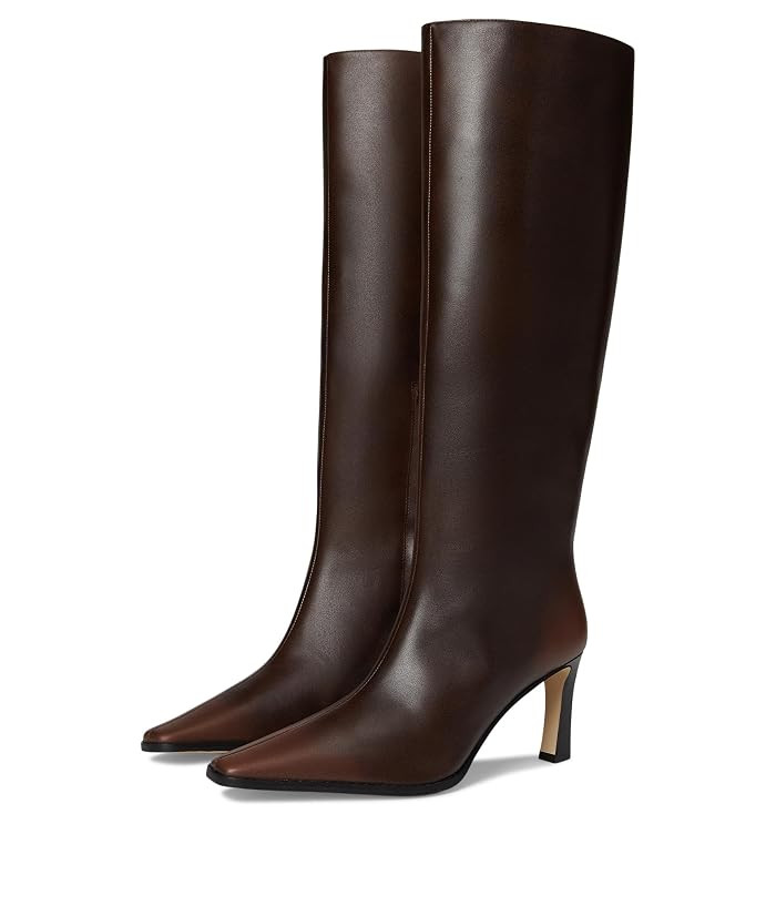 MICHAEL Michael Kors Darrah Heeled Boots Women's Boots Black : 7 M, Leather | Zappos.com