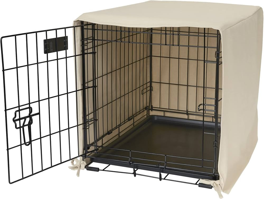 Pet Dreams Breathable Dog Crate Cover - Single Door Cover for Dog Cages, Machine Washable Dog Ken... | Amazon (US)