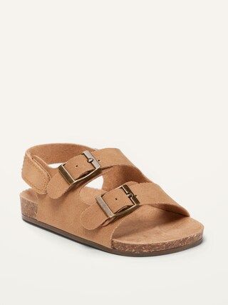 Faux-Leather Double-Buckle Sandals for Baby | Old Navy (US)