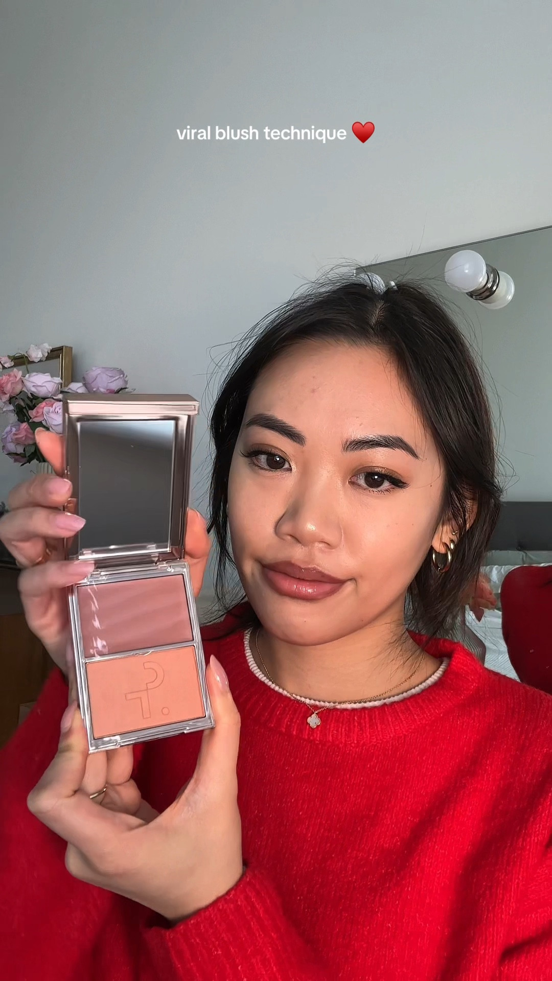 trying @patrickta’s viral blush technique ♥️ 

apply blush powder first then set it with the cream blush. im obsessed with the way this looks so good 

makeup hacks, blush hacks, makeup tips, makeup techniques, blush placement

#makeup #blush #beauty #patrickta #makeuplooks #makeupproducts

#LTKBeauty #LTKGiftGuide