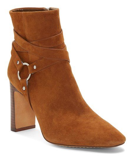 Brown Sestina Suede Bootie - Women | Zulily