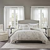 Harbor House Suzanna Duvet Cover Full/Queen Size - Taupe , Medallion Duvet Cover Set – 3 Piece – Cot | Amazon (US)