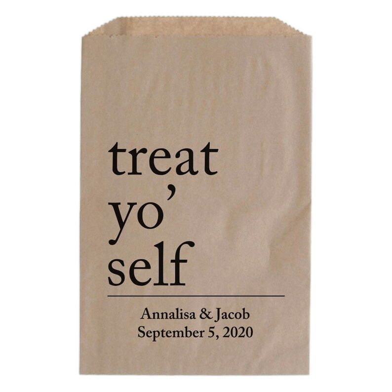 Treat Yo Self Bags  Treat Yo Self Treat Bag  Candy Favor - Etsy | Etsy (US)