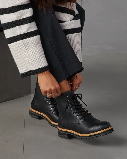 Brycen Faux Leather Lace Up Boot | VICI