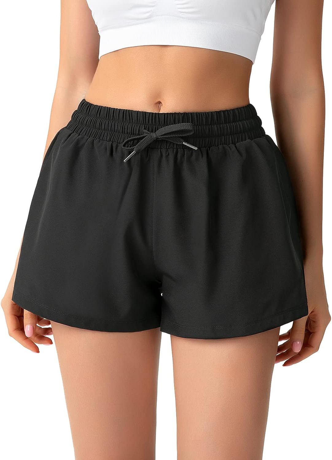 Cholewy Athletic Shorts for Women High Waisted Running Shorts Quick Dry Workout Hiking Shorts wit... | Amazon (US)