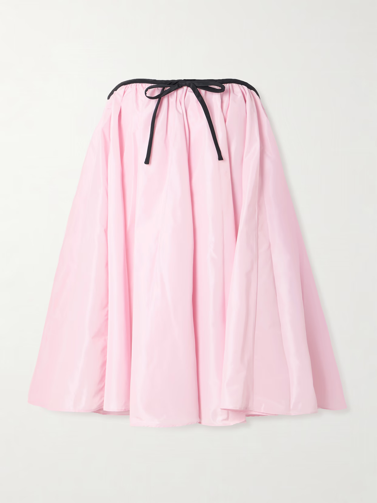 STAUD - Sofia Strapless Bow-detailed Taffeta Mini Dress - Pink | NET-A-PORTER (US)