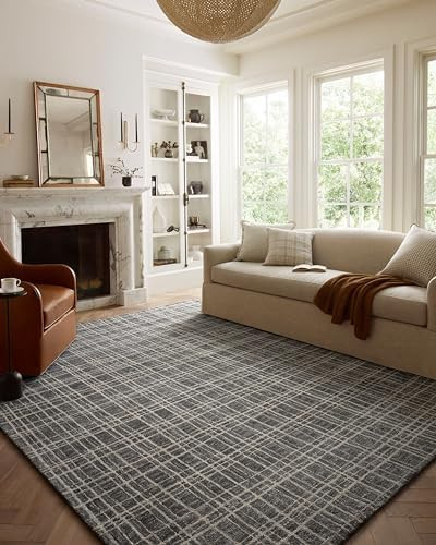 Loloi Chris Loves Julia Polly Collection POL-11 Graphite/Pebble 9'-3" x 13' Area Rug | Amazon (US)