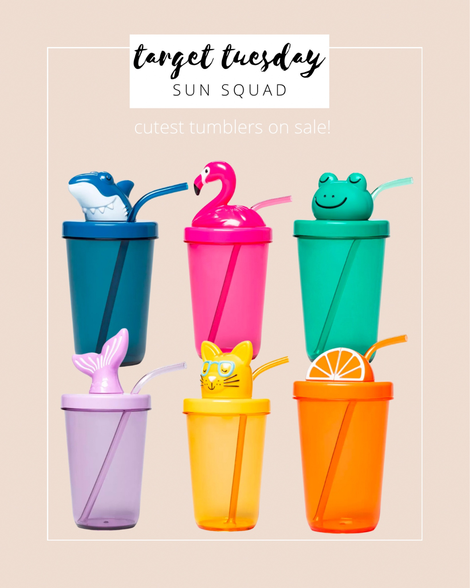 Y’all these tumblers 😍 how cute and perfect for summer around the pool!! 

Schools out for summer ✌🏽 target Tuesday 🎯

#LTKFind #LTKsalealert #LTKfamily