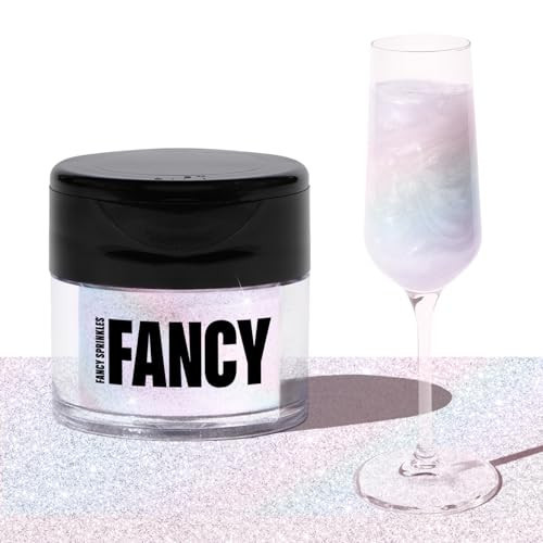 Fancy Sprinkles Moonstone Iridescent Premium Edible Glitter, 100% Edible Glitter for Sparkling Food & Drinks No Taste or Texture (4gm) | Amazon (US)