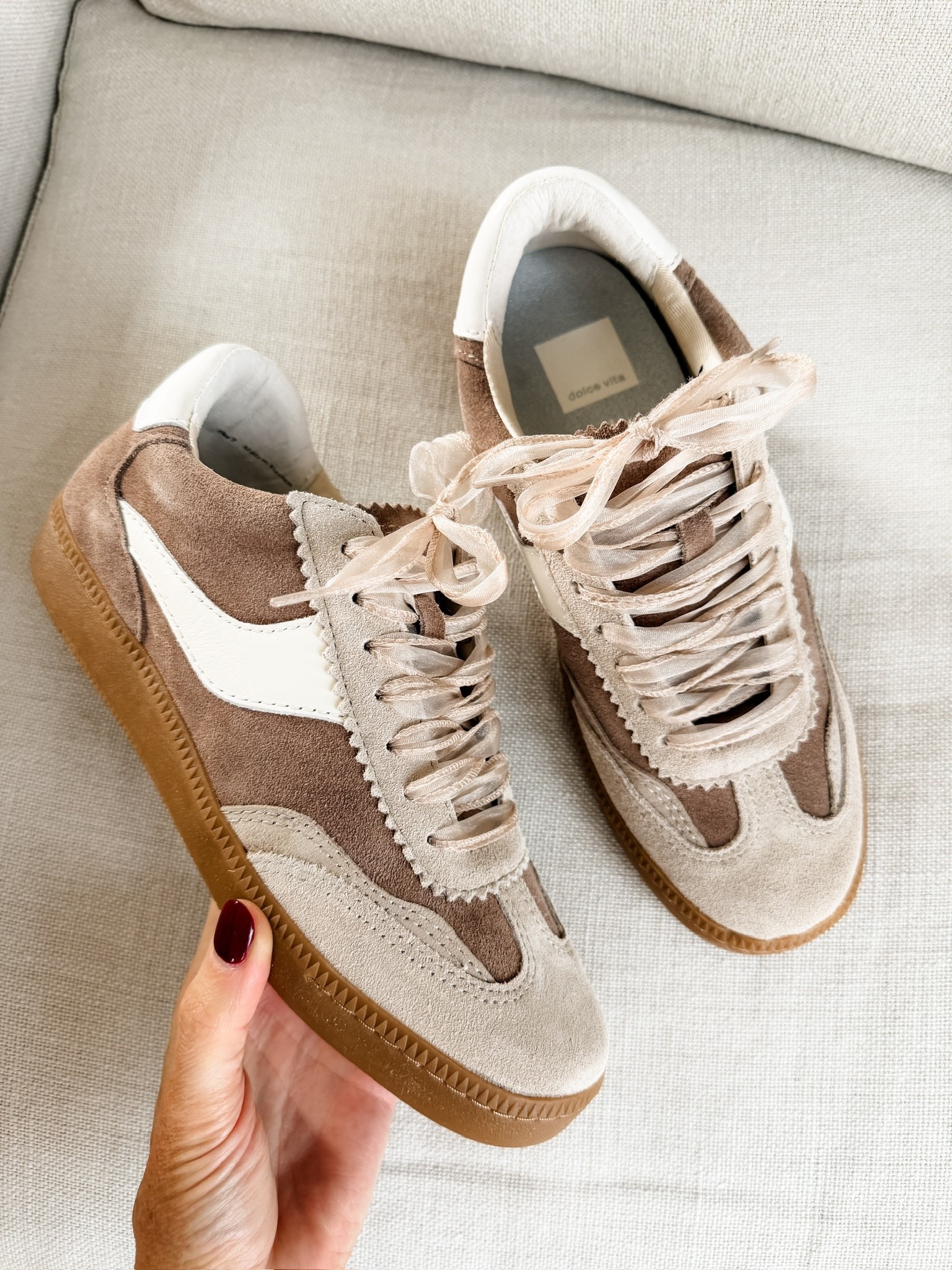 These sneakers are so cute 😍 I love the neutral colors! 

Loverly Grey, Dolce Vita, neutral sneakers, suede sneakers 

#LTKSeasonal