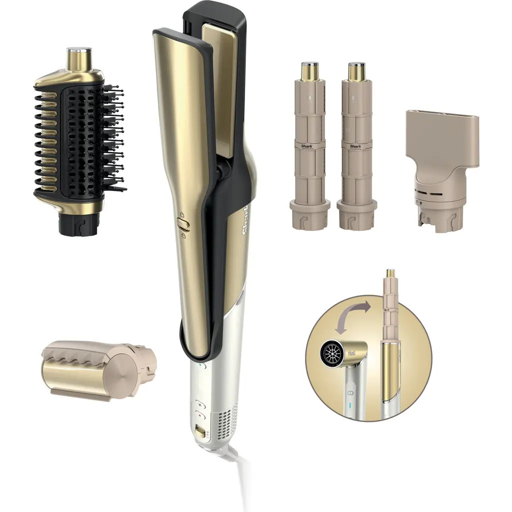SHARK Glam Ceramic & Powerful Air Styling & Drying System in Gold at Nordstrom | Nordstrom