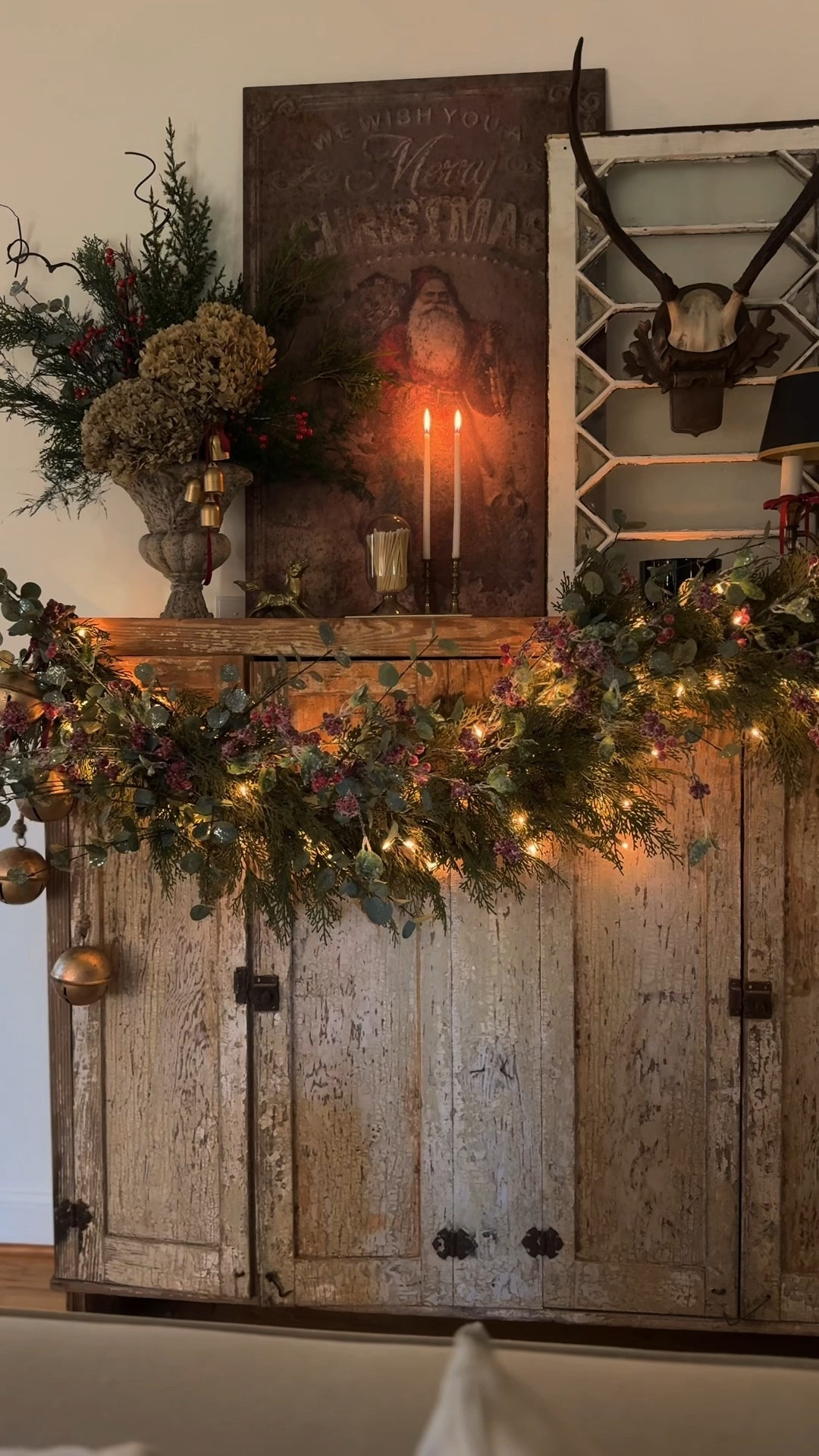 My metal Santa wall art is back in stock!!!!!!!! This sold out so quickly last year!!! 🎅🏻 

#LTKHome #LTKSeasonal