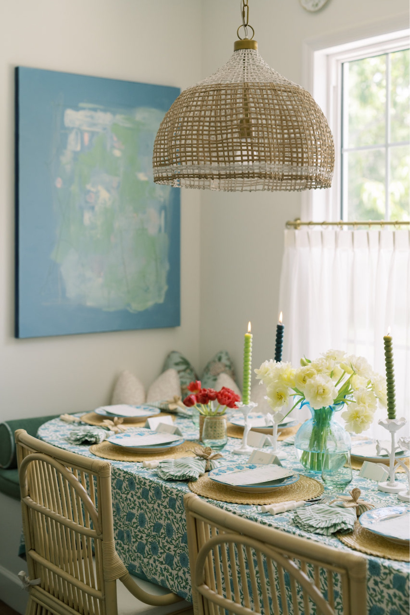 Green and blue summer tablescape 💚🩵

#LTKstyletip #LTKhome #LTKunder100