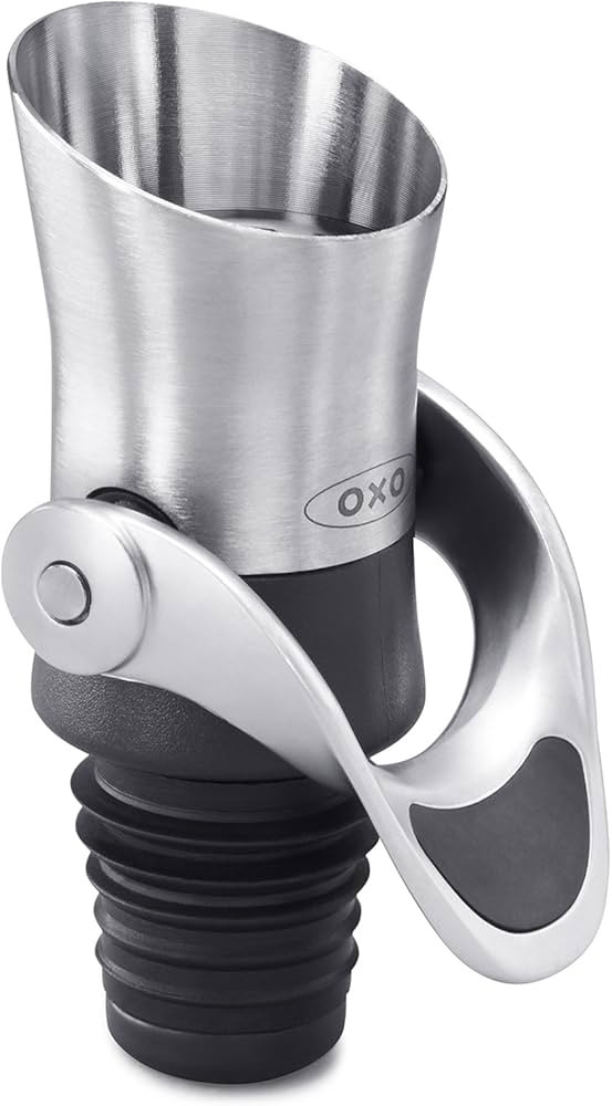 OXO SteeL Wine Stopper and Pourer | Amazon (US)