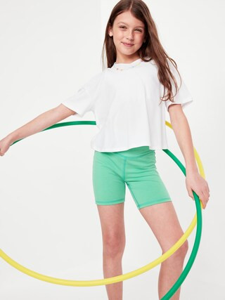 CloudMotion Cropped Performance T-Shirt for Girls | Old Navy (US)