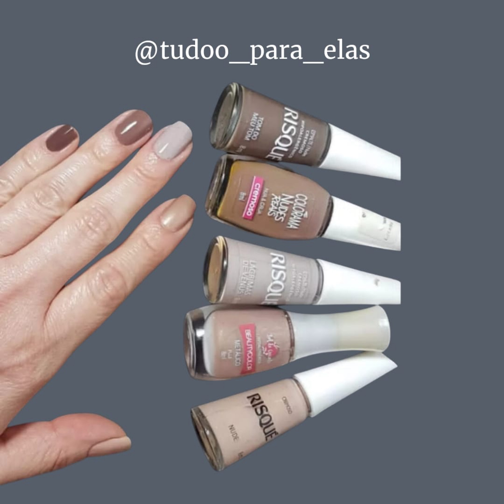Uma multicolorida… com os meus esmaltes favoritos tons de nude, é sempre uma opção elegante e que combina com qualquer look!💅🏼

#LTKAcademy

#LTKbrasil #LTKFind #LTKbeauty