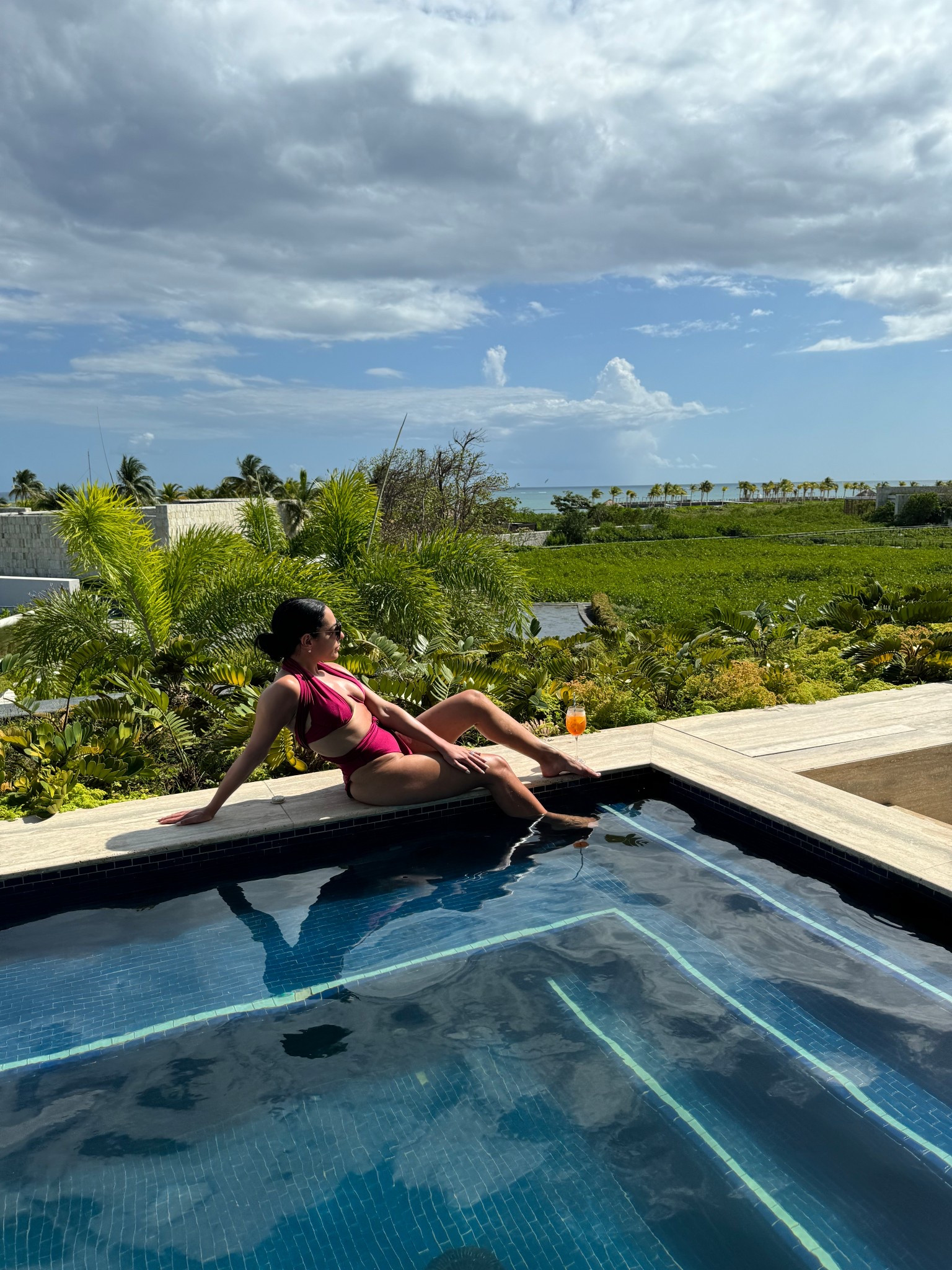 Get yourself ready for Summer 2025 with this perfect resort wear swim set! 👙✨🍹 @MBMSWIM #AD #MBMSWIM

I’m wearing the Bella Top in a S & the Passion Bottom in a M (ordered a S, but received the M & just went with it…a little loose, but sometimes that’s a good thing; fyi, I’m normally XS/S) 

#LTKFindsUnder100 #LTKSwim #LTKTravel