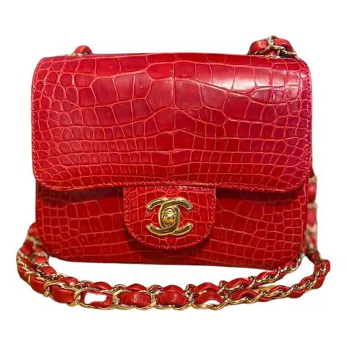 Timeless/Classique alligator crossbody bag  - Red 58 | Vestiaire Collective (Global)