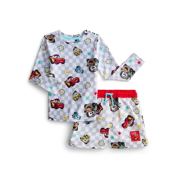 Character Toddler Boy Rash Guard Set, 2-Piece, Sizes 12M-5T | Walmart (US)