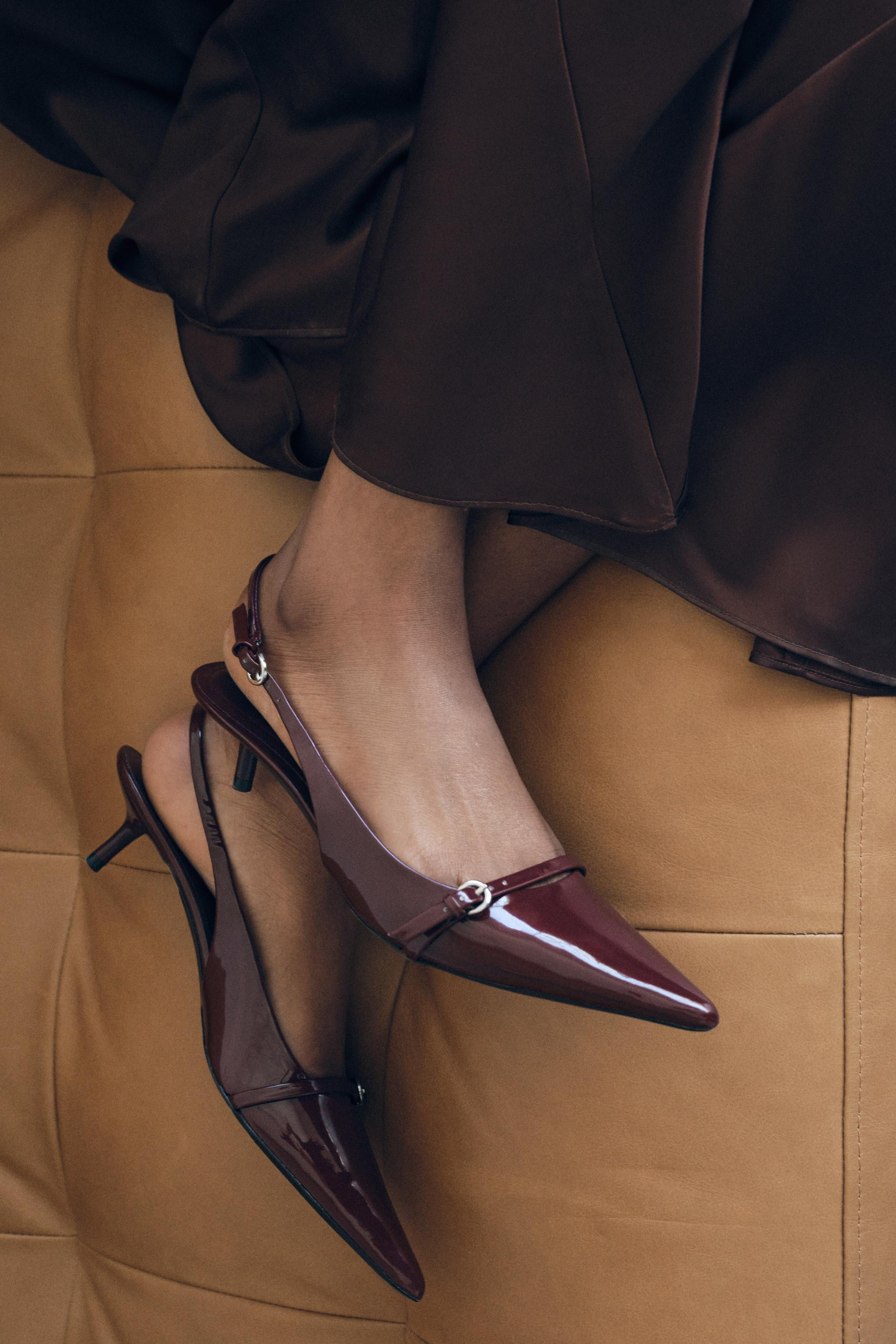 SLINGBACK BUCKLE SHOES | Zara US