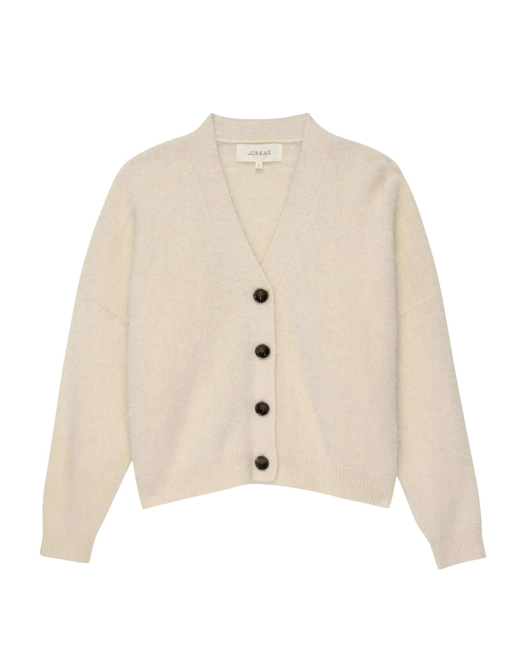 The Fluffy Slouch Cardigan. | THE GREAT.
