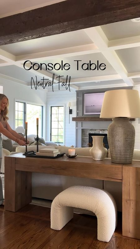 Neutral fall console table styling with my new table!

Wood console table, neutral fall decor, pottery barn, gallery frames 

#LTKstyletip #LTKhome #LTKSeasonal