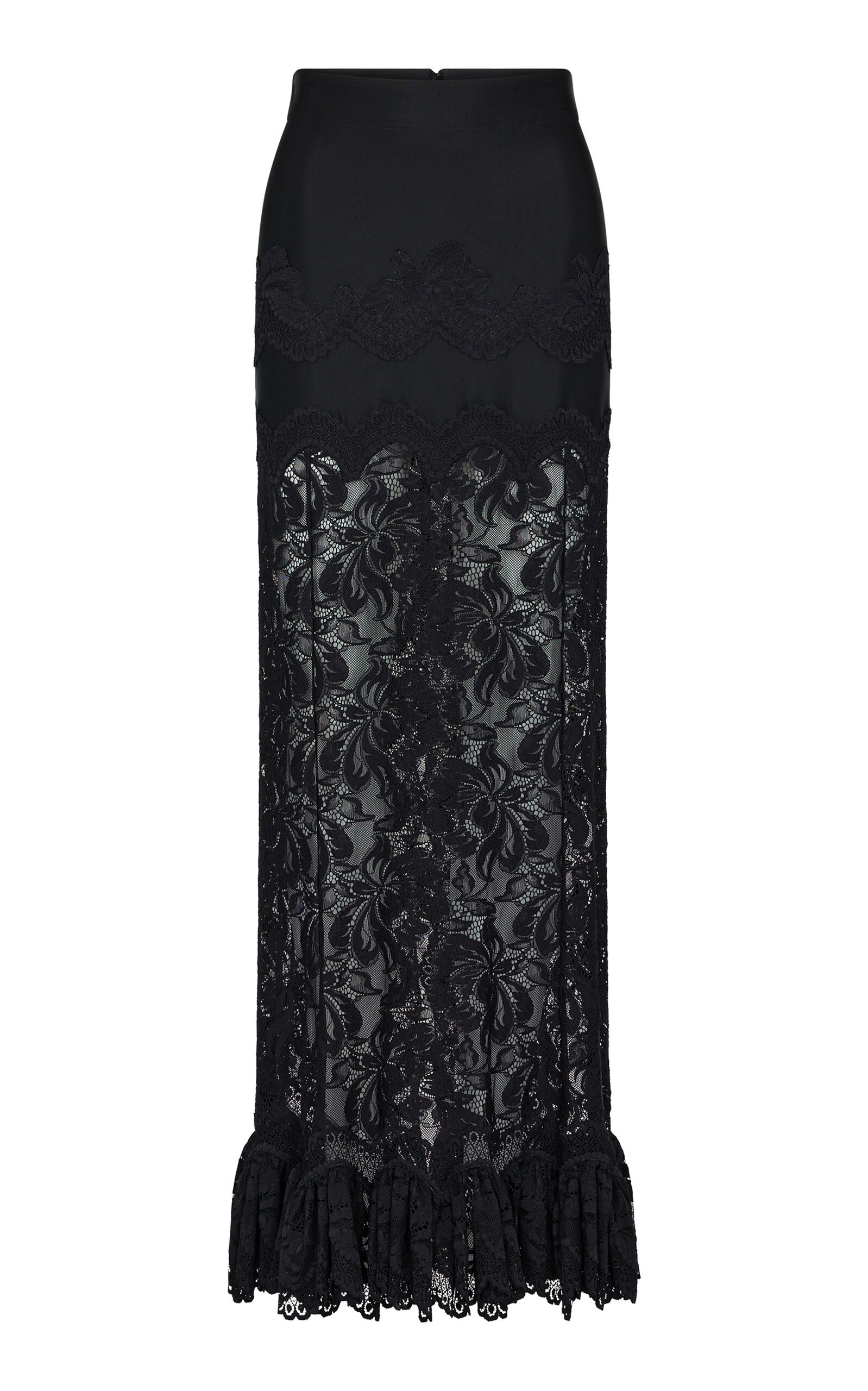 Ruffled Lace Maxi Skirt | Moda Operandi (Global)
