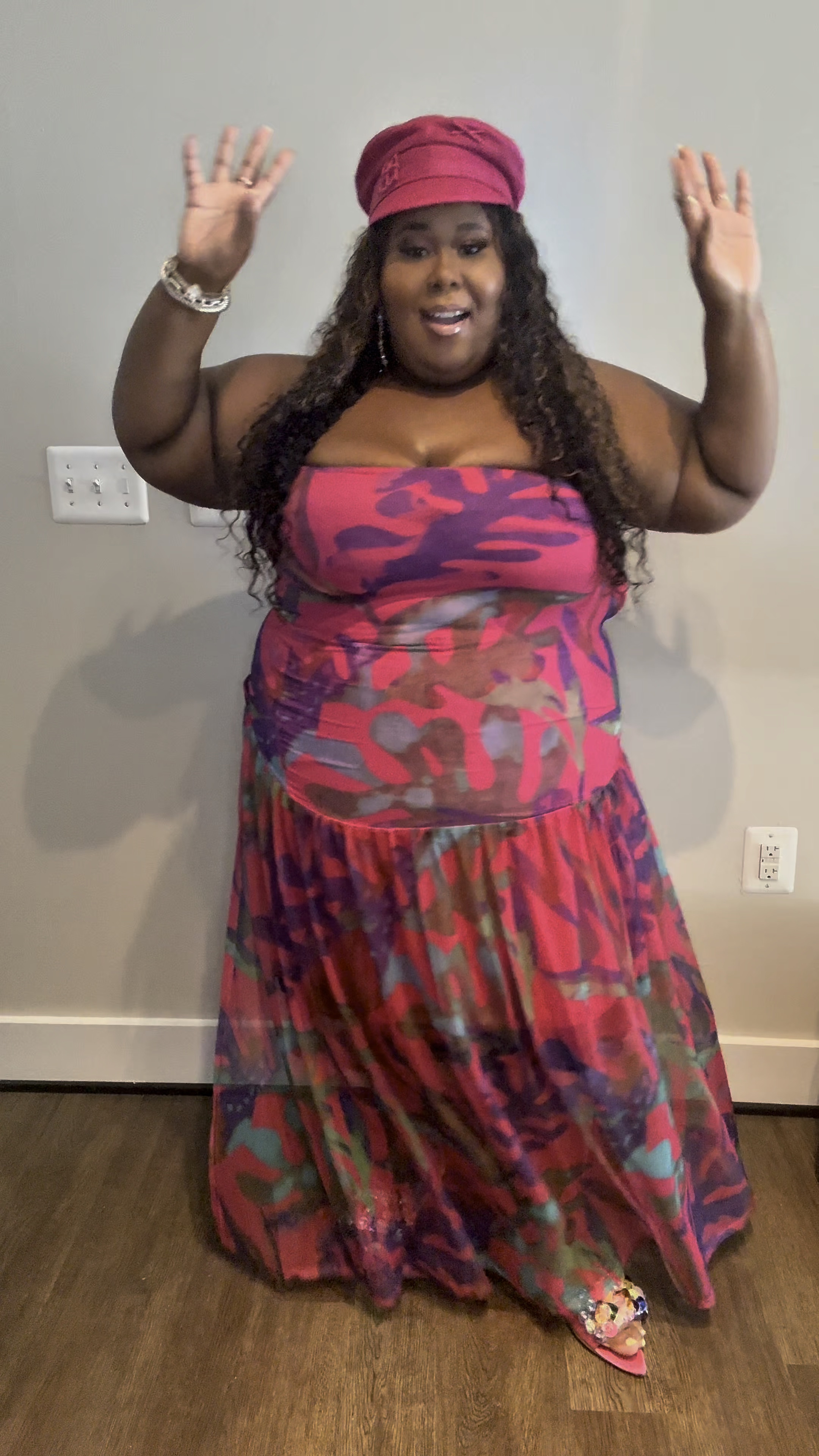 It’s the grand finale of Slayteenth weekend! It feels like a victory lap hunny! I have survived being outside lol! This dress is so gorgeous and my look came together effortlessly. When you have pieces in your wardrobe you can never fail!#LTKSummerEdit

#LTKPlusSize #LTKShoeCrush