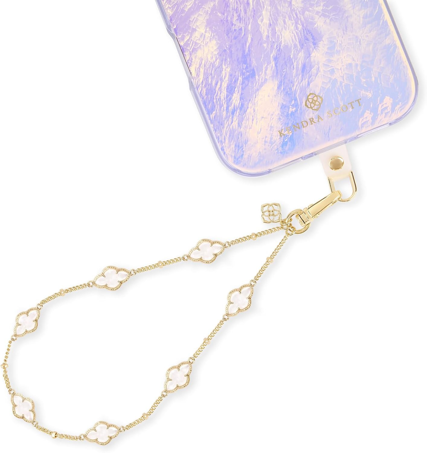 Kendra Scott Phone Charm Wrist Strap - Detachable Cell Phone Lanyard - Abbie Mother of Pearl | Amazon (US)