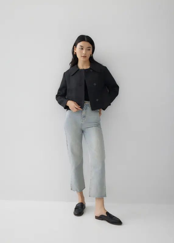 Jacinta Tweed Button Front Jacket | LOVEBONITO SINGAPORE PTE LTD
