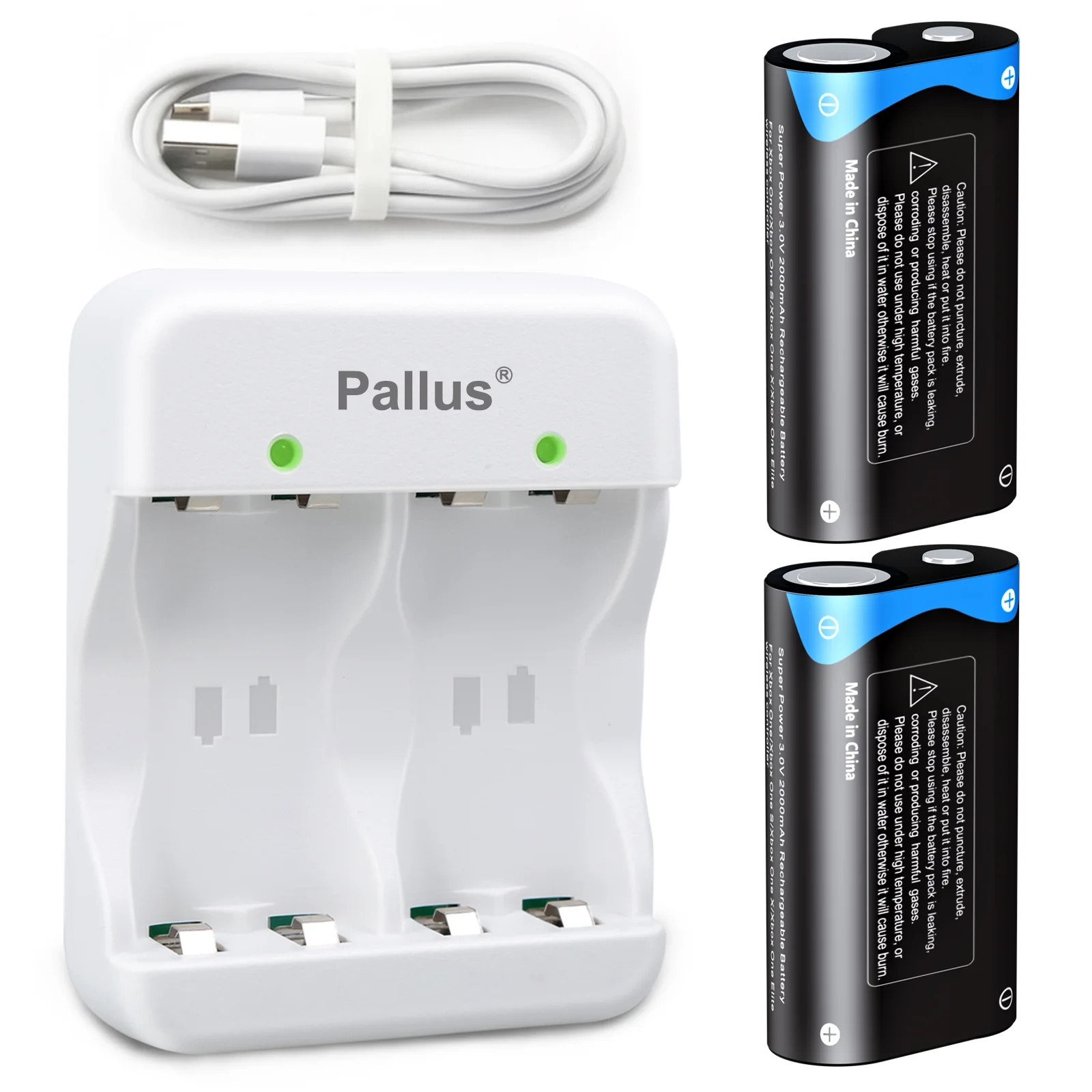 Pallus Lithium Xbox Controller Battery Pack for Xbox Series X|S / Xbox One Wireless Controller, 2... | Walmart (US)