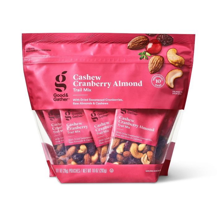 Cashew Cranberry Almond Trail Mix - 10oz/10ct  - Good & Gather™ | Target